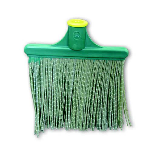 Fan broom №3 rectangular (380*260) plastic Euro thread