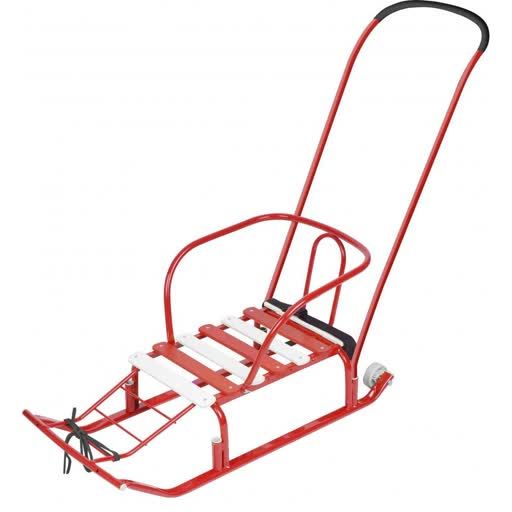 Sledge Timka 5 comfort+, red
