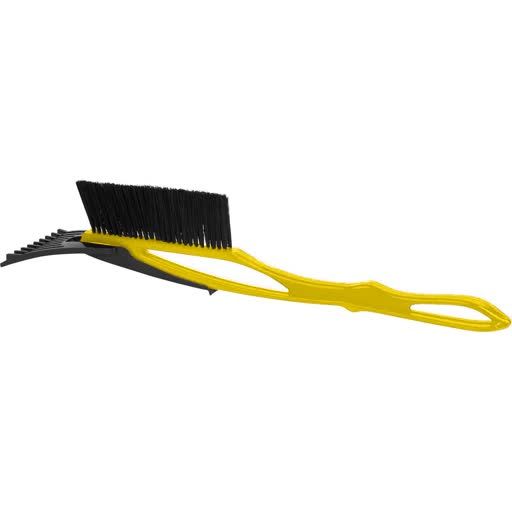Scraper brush for car "Saturn" 100x100x530 mm bright yellow